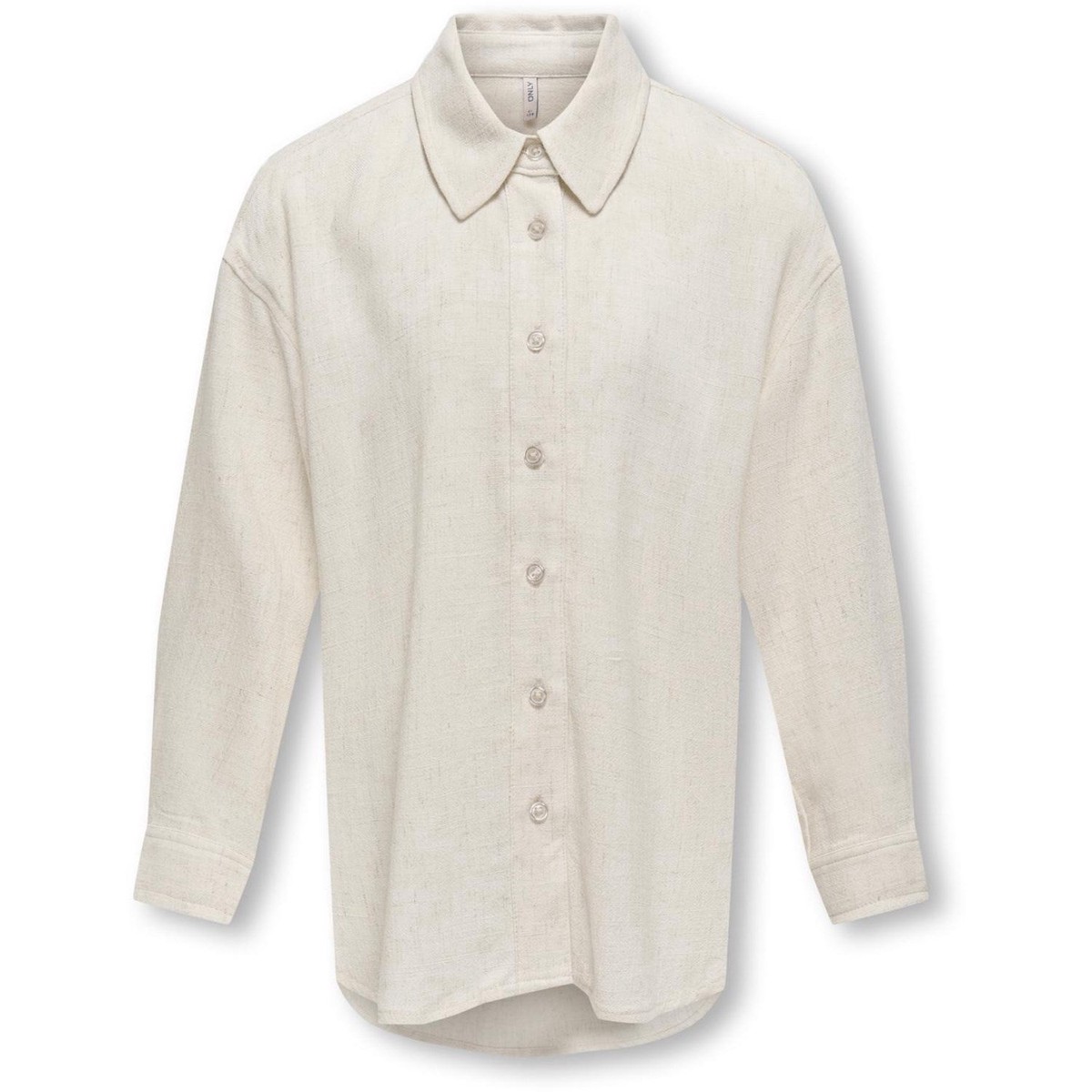 kids ONLY Moonbeam Siesta LS Linen Blend Ovs Shirt Pnt