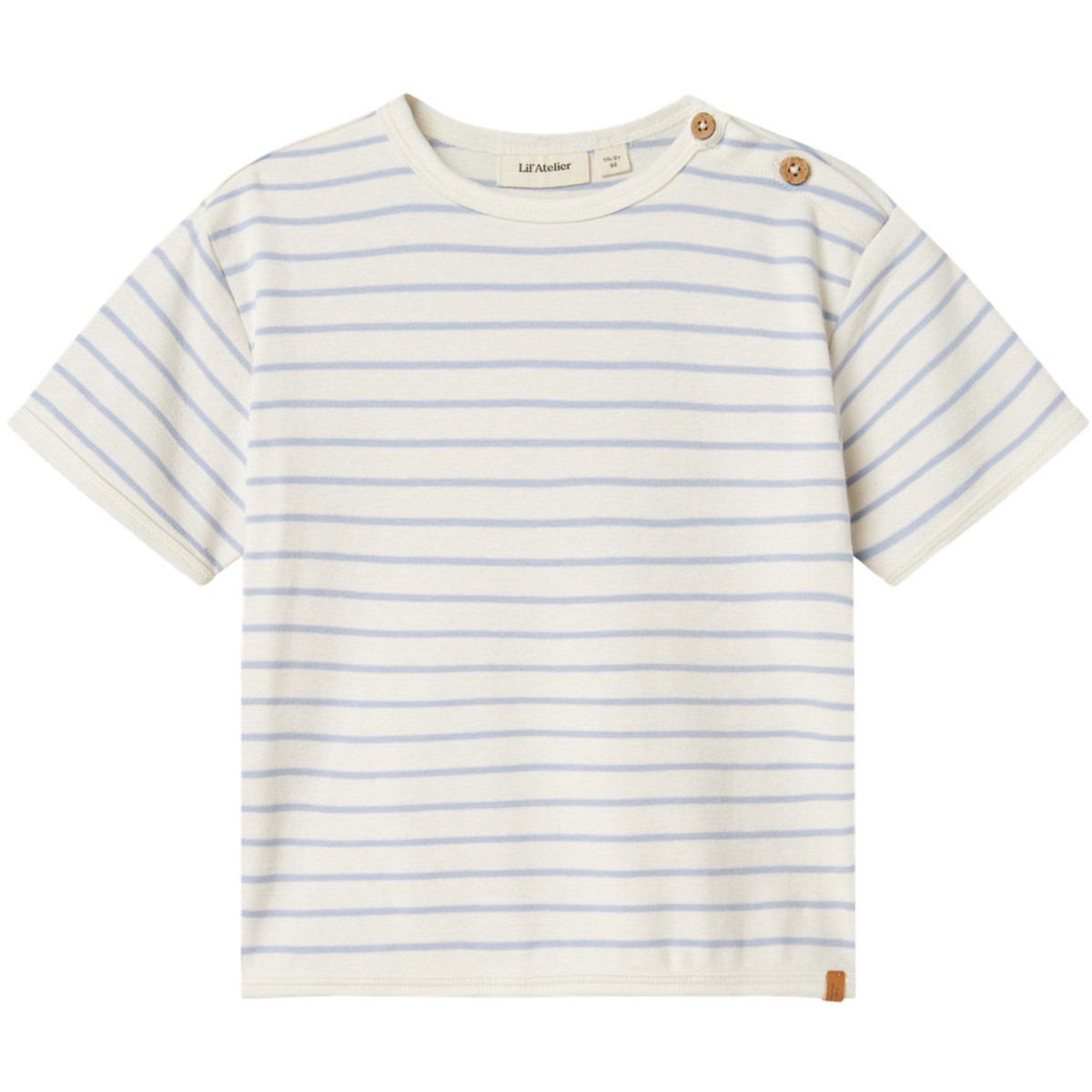 LilAtelier Zen Blue Nmmgeo Anm Ss Loose Top Lil