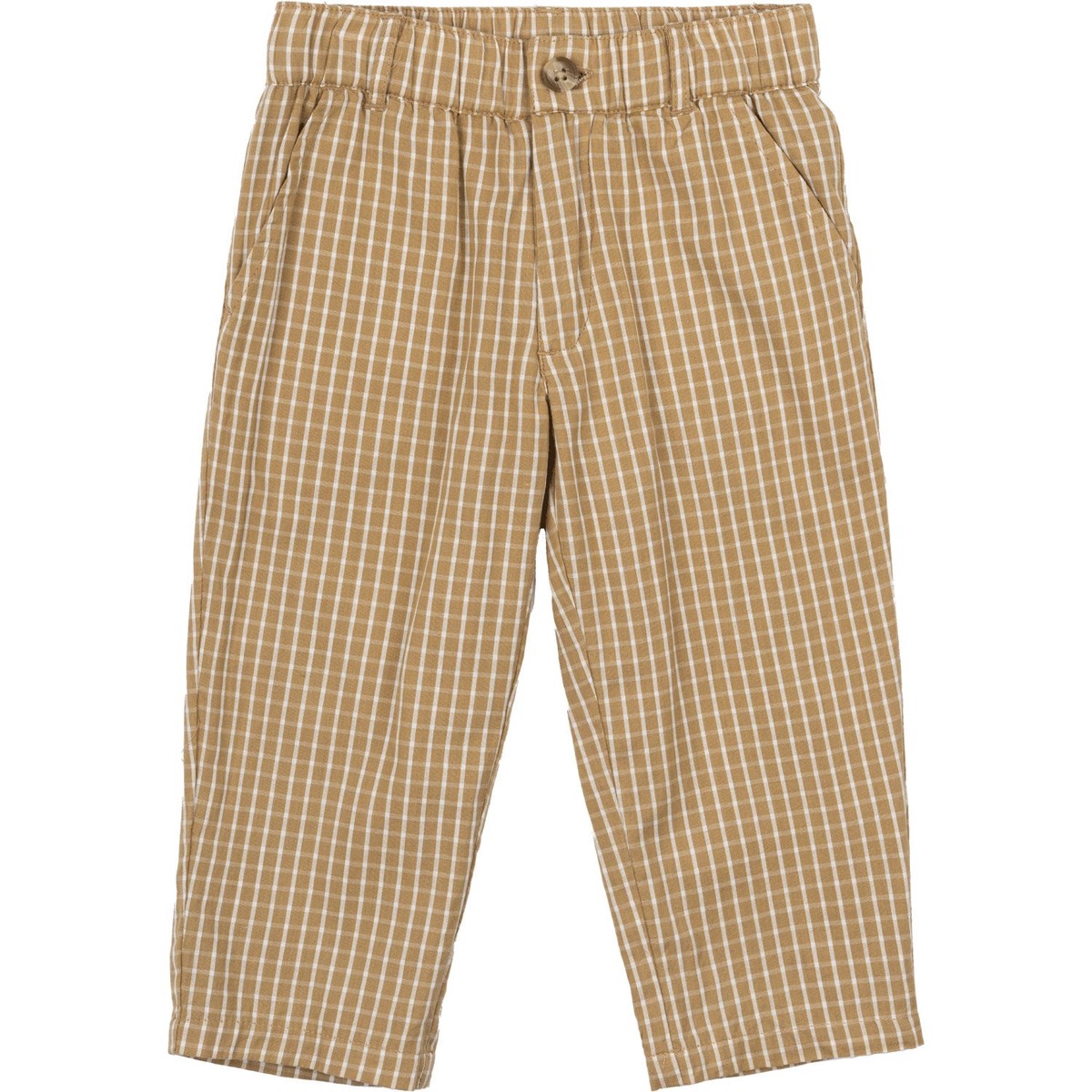 THE NEW Siblings Apple Cinnamon Check Nix Chinos