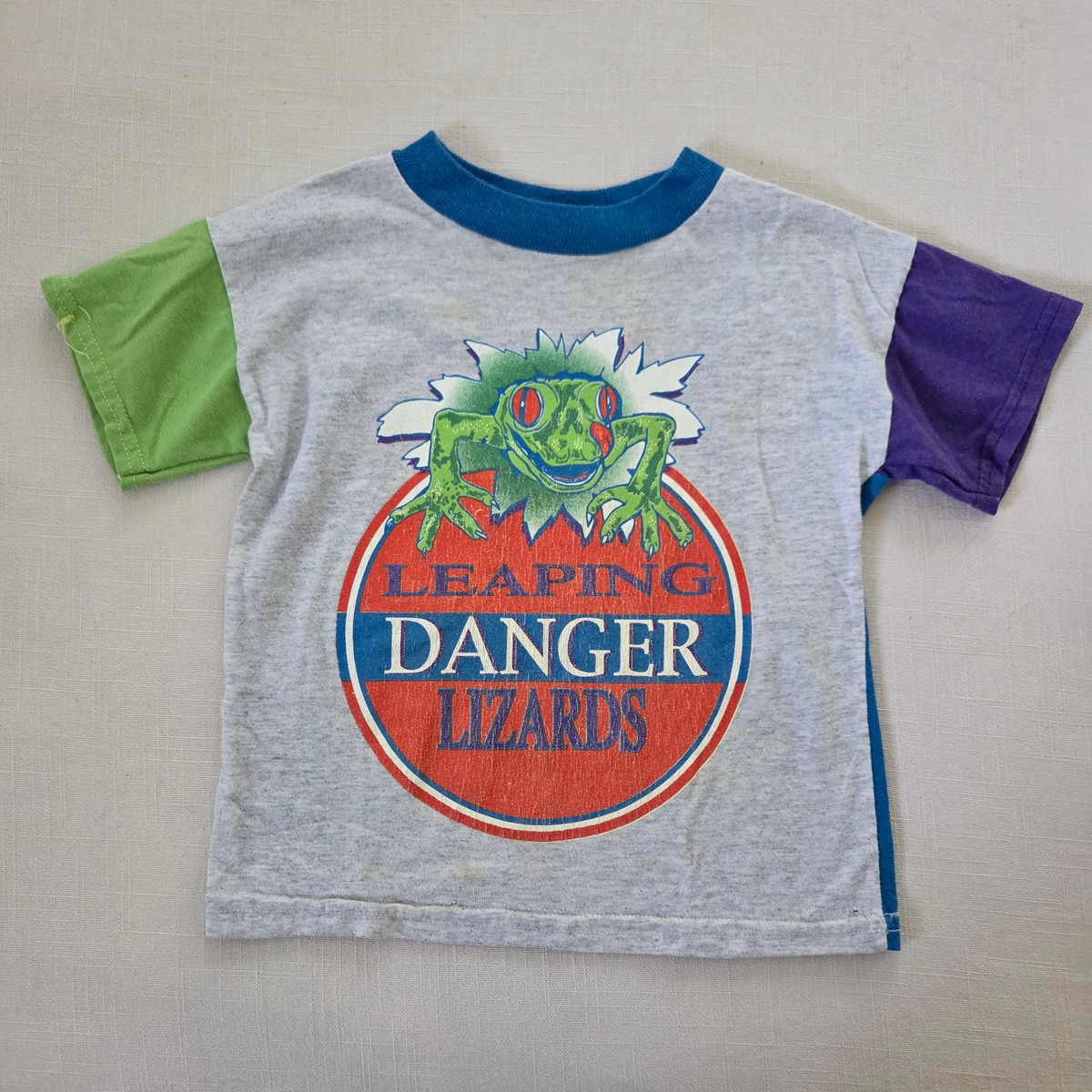Vintage Leaping Lizards Color Pop Tee 3t