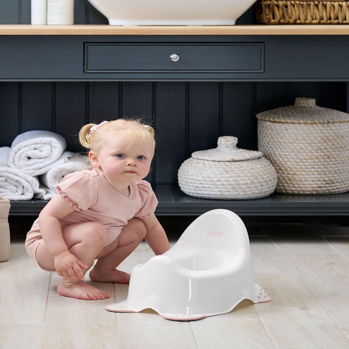 Anti Slip Potty Blossom Pink