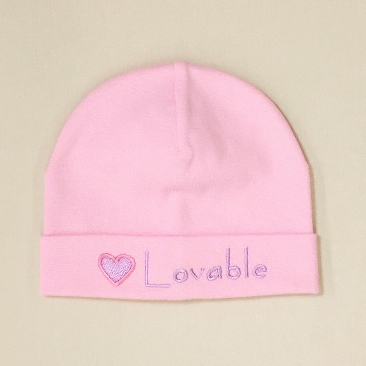 Lovable Embroidered Hat preterm (4-6lb)