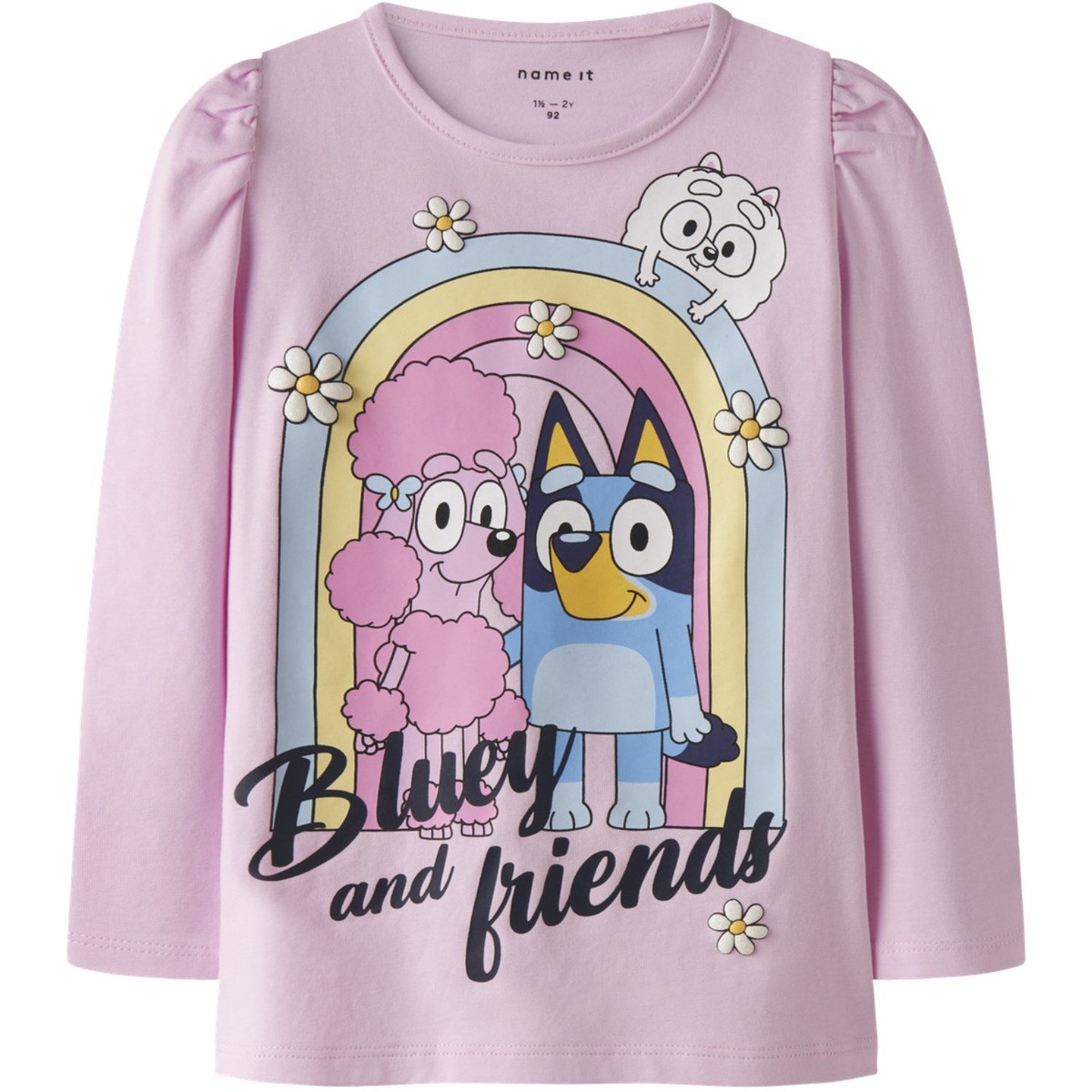 Name It Pirouette Nmfjessie Bluey Ls Top Box Noos Sky
