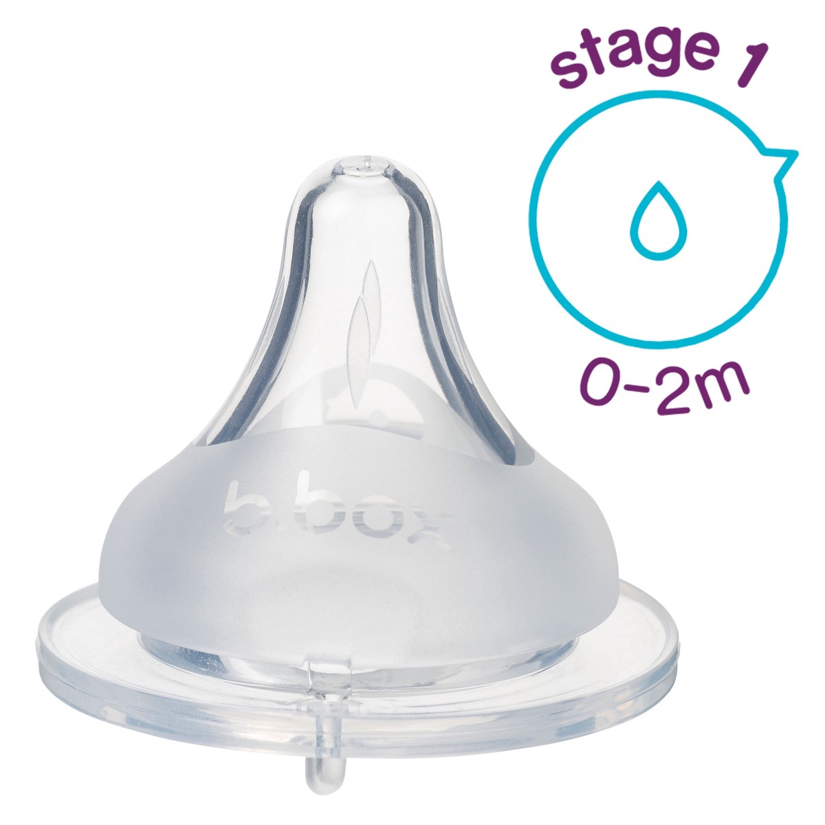 2 Pack Baby Bottle Anti-Colic Teat - Stage 1 (0