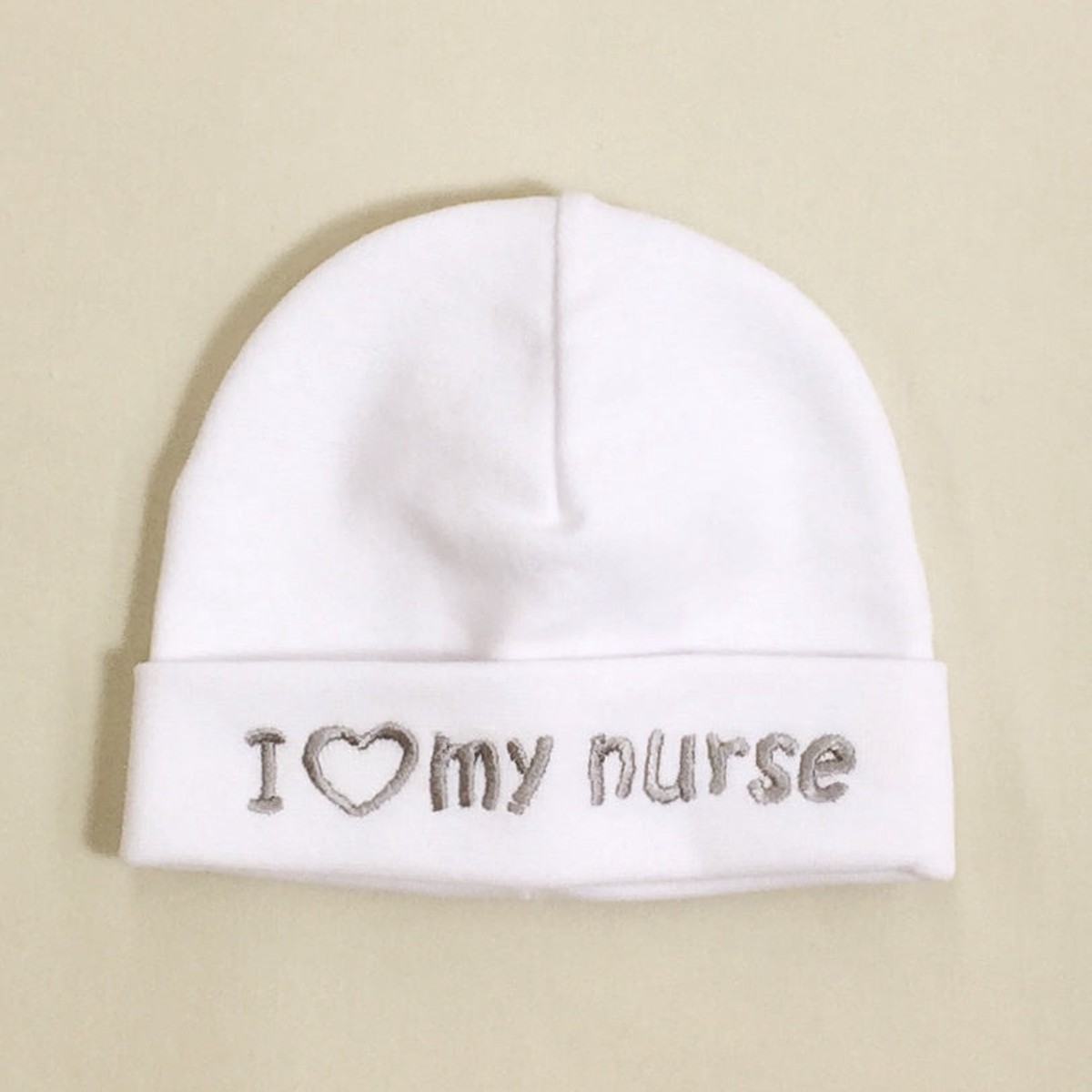I My Nurse Embroidered Hat preterm (4-6lb)
