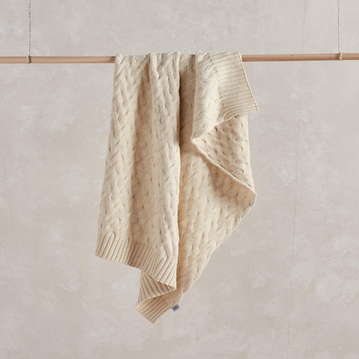 Cable Knit Blanket - Welcome To The World Duckling - Crea