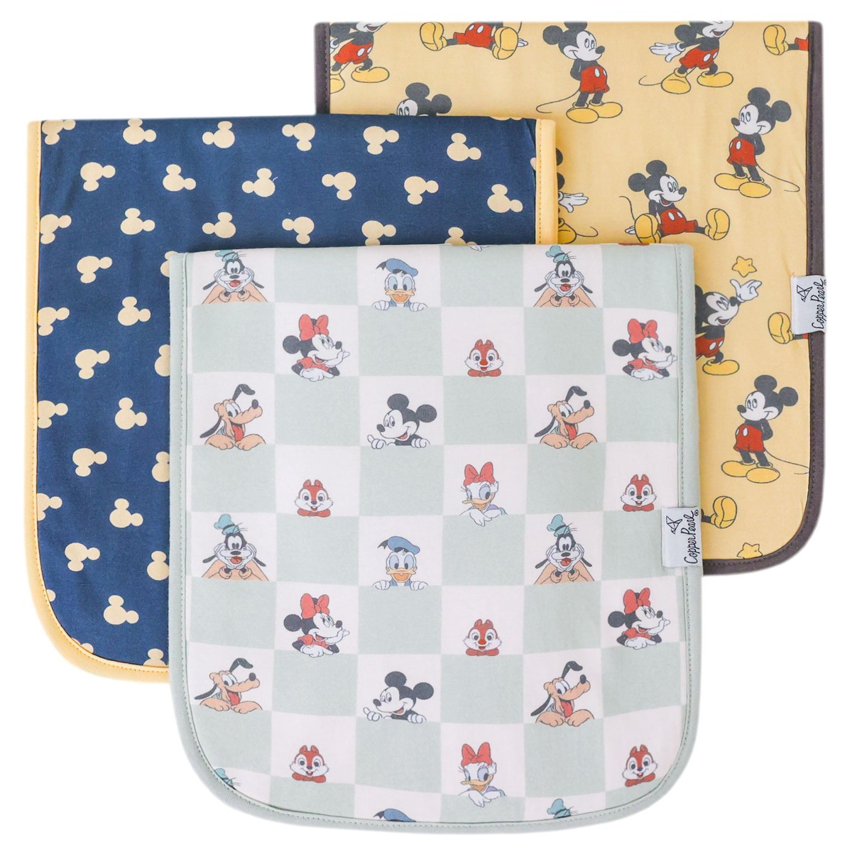 Premium Burp Cloths - Mickey Mouse And Friend