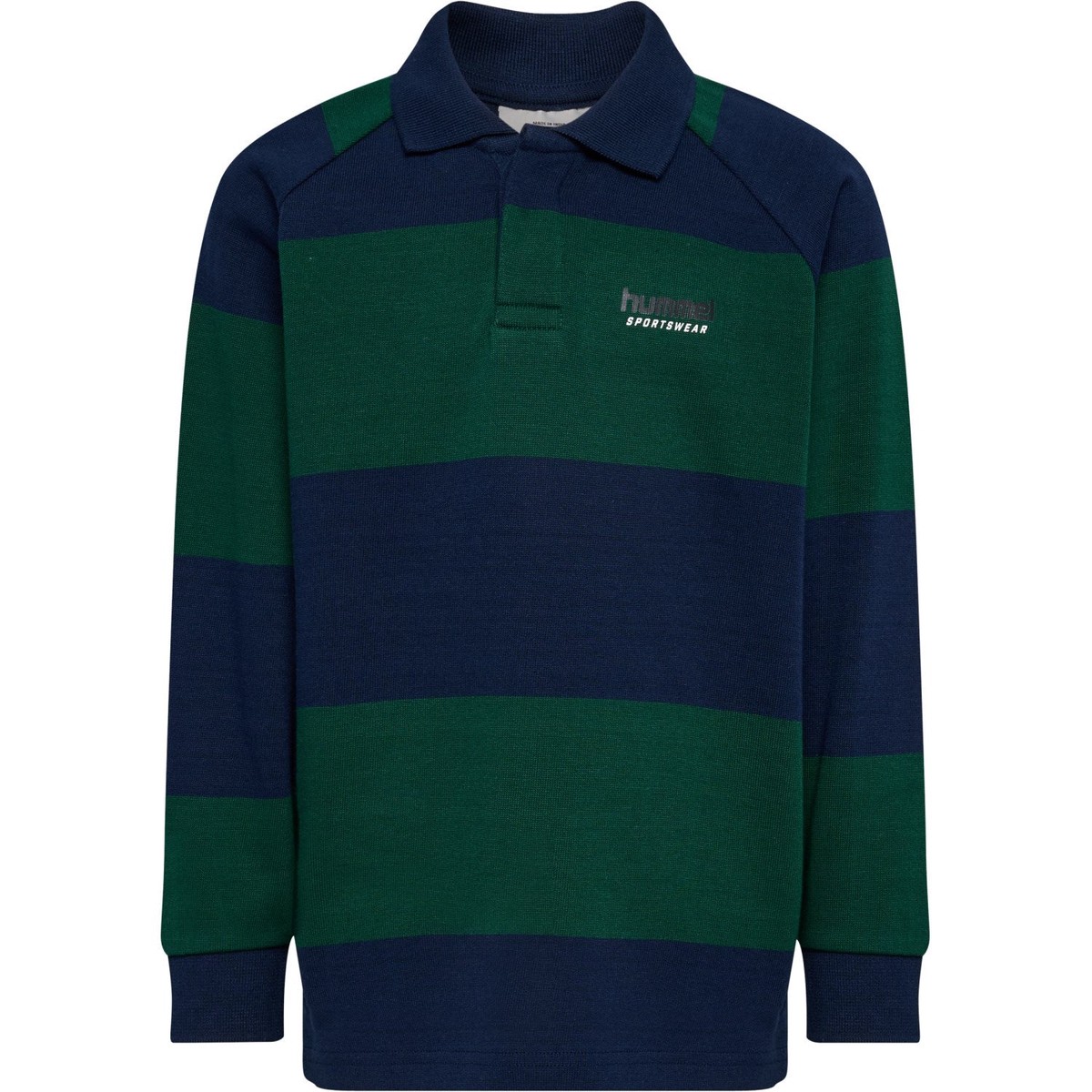 Hummel Dress Blues Jr Loose Striped Polo LS