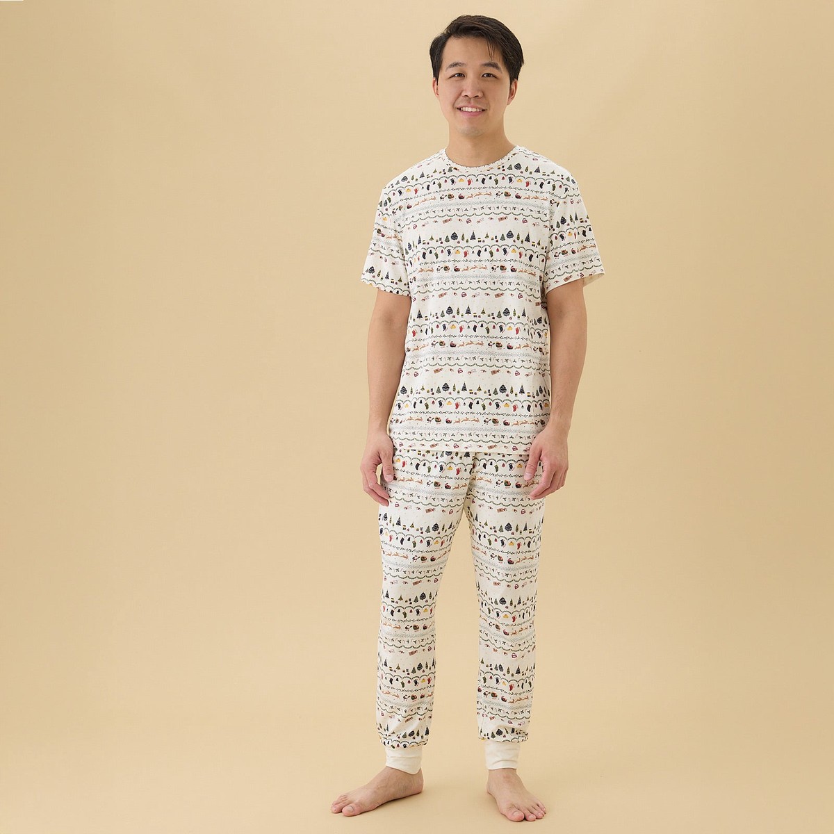 MenS Christmas Fairisle Pyjamas ChristmasFairisle
