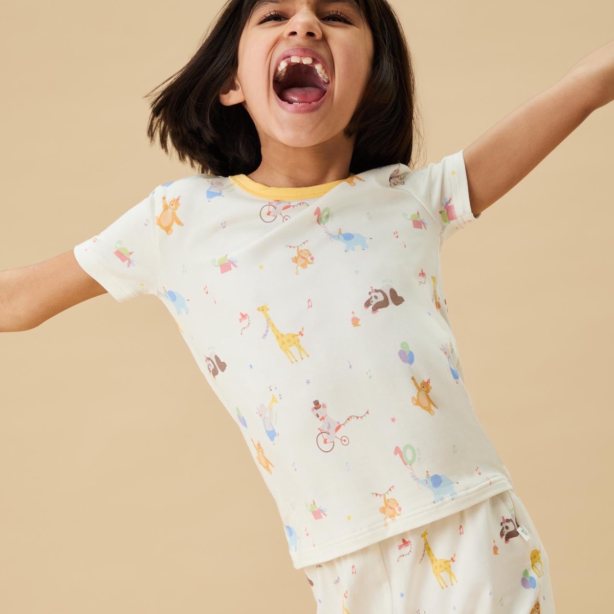 Party Animals Short Sleeve Pyjamas BirthdayPrint