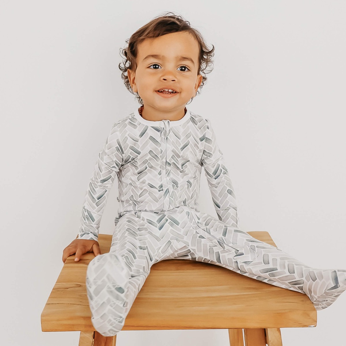 Zip-Up Footie Pajama - Alta Newborn