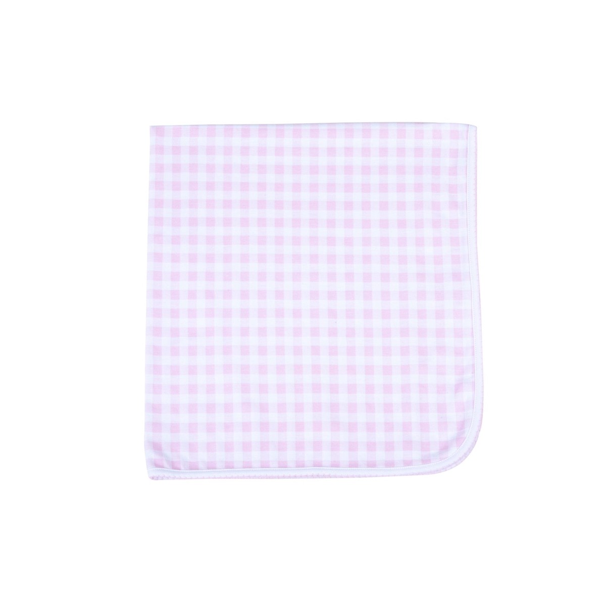 Baby Checks Receiving Blanket - Pink