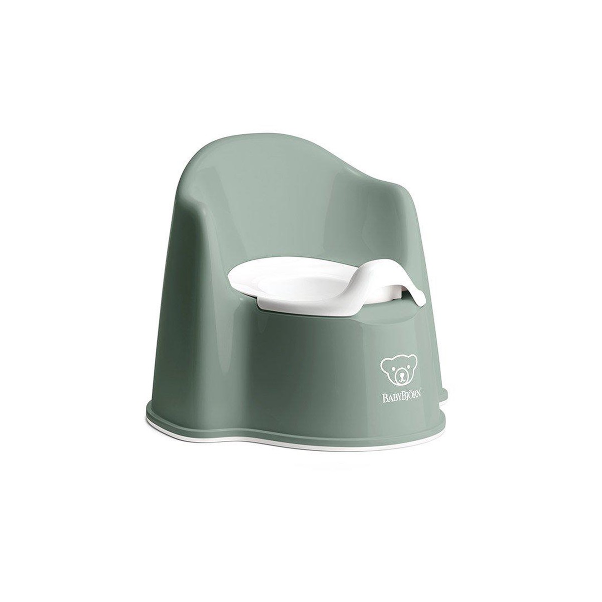 BabyBjorn Potty Chair - Deep GreenWhite