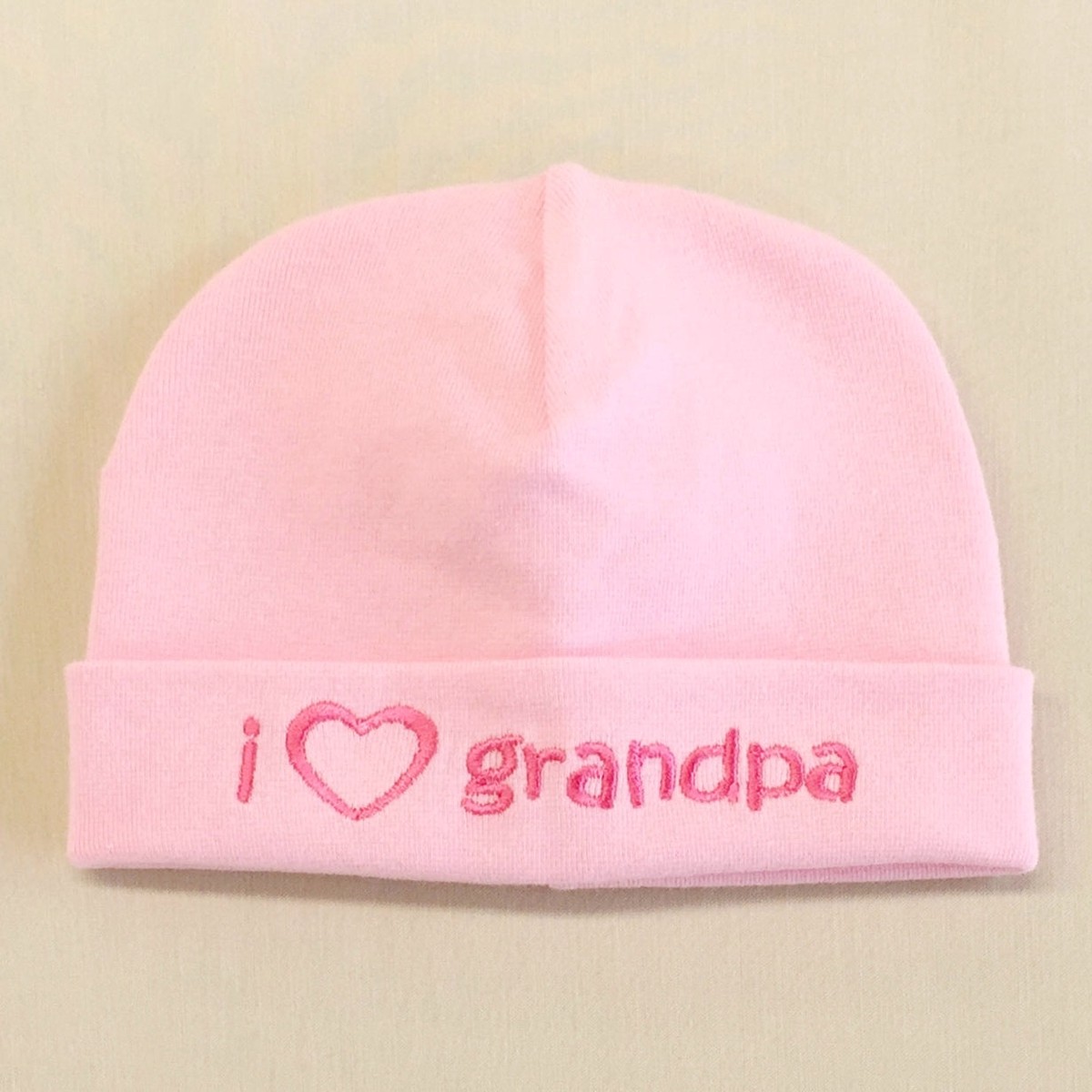 I Grandpa Embroidered Hat preterm (4-6lb)