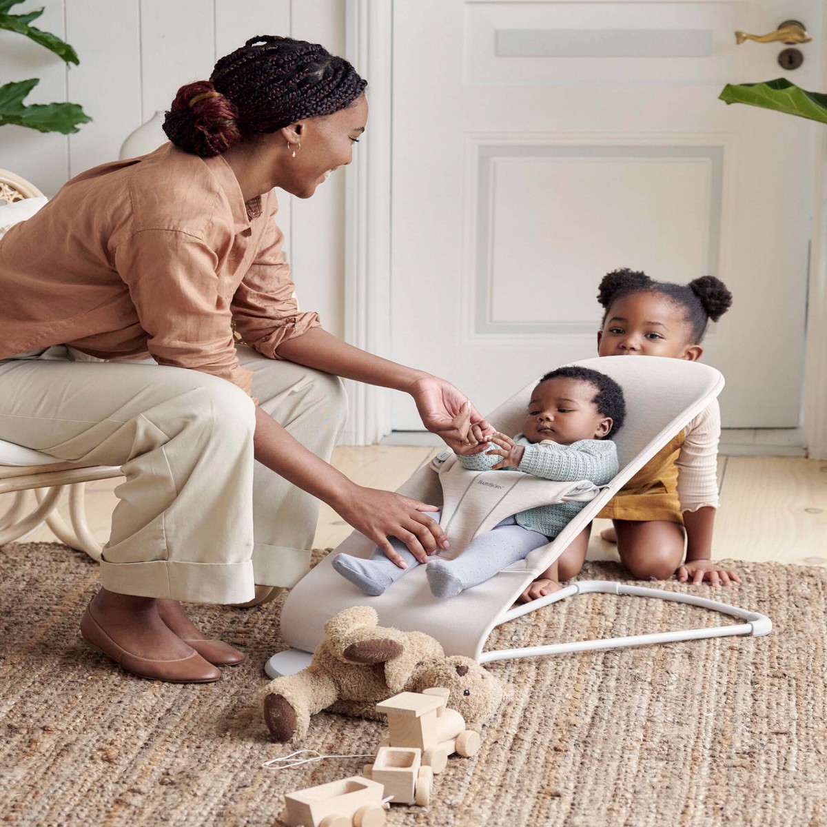 Babybjrn Baby Bouncer Bliss - Light Beige