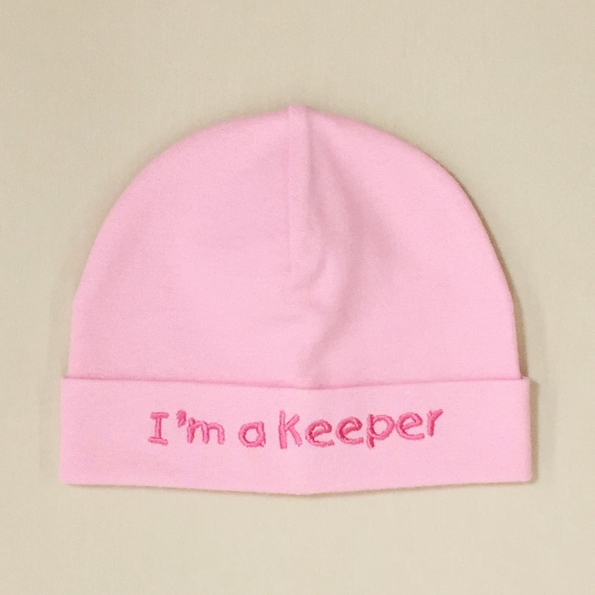 Im a Keeper Embroidered Hat preterm (4-6lb)