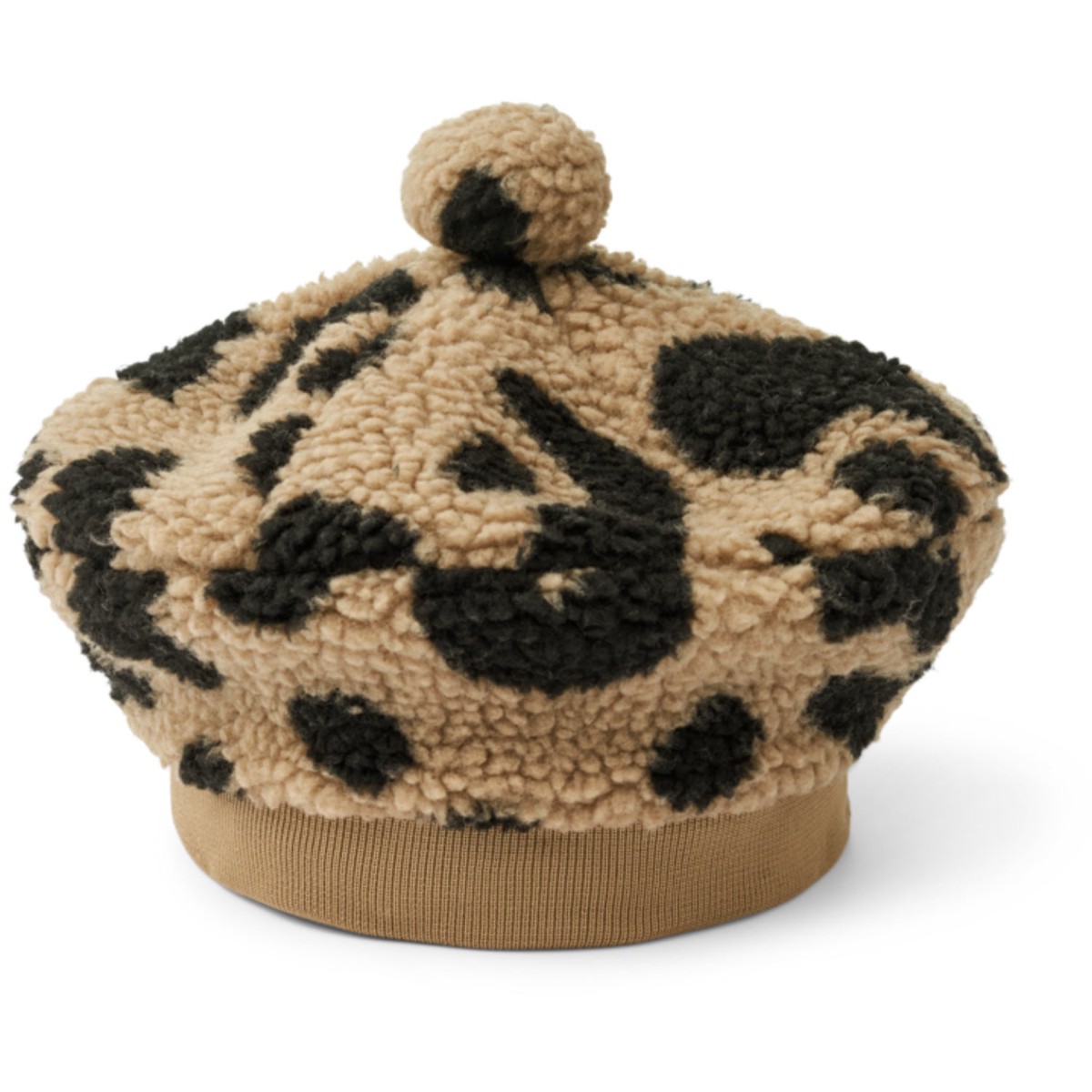 LIEWOOD Mega Leo Oat Mix Poplar Pile Beret Hat 1-2 y