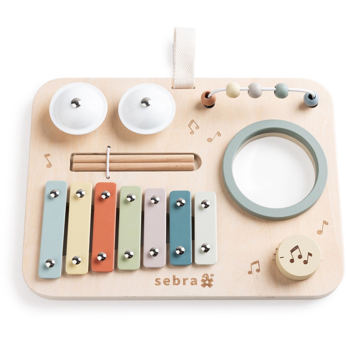 Sebra Wooden Activity Panel Music