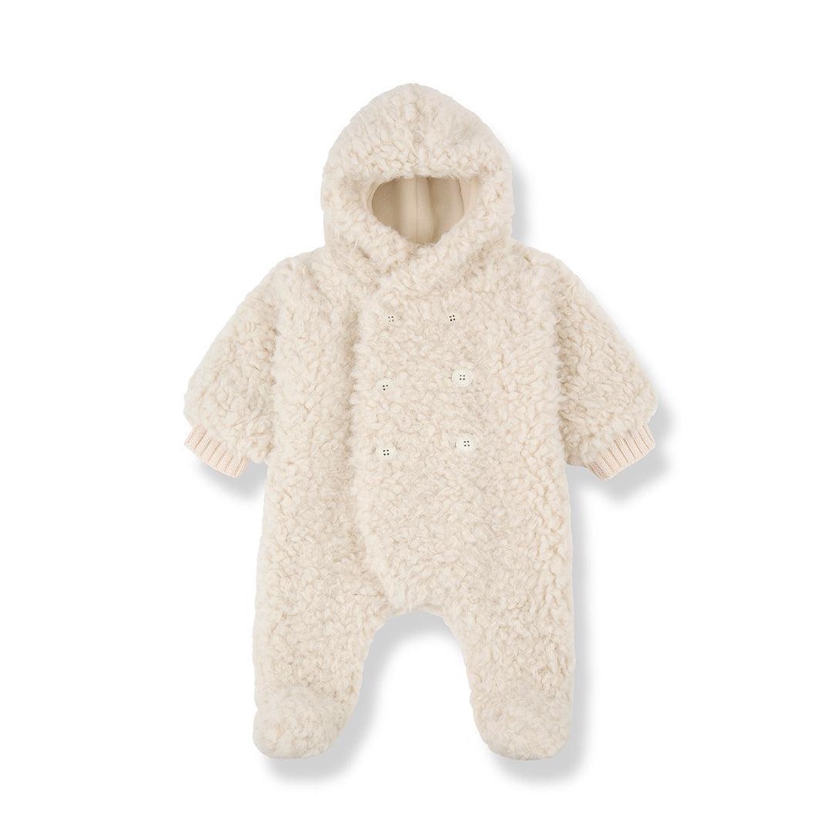 1 In The Family Floriane Polar Suit - Ecru