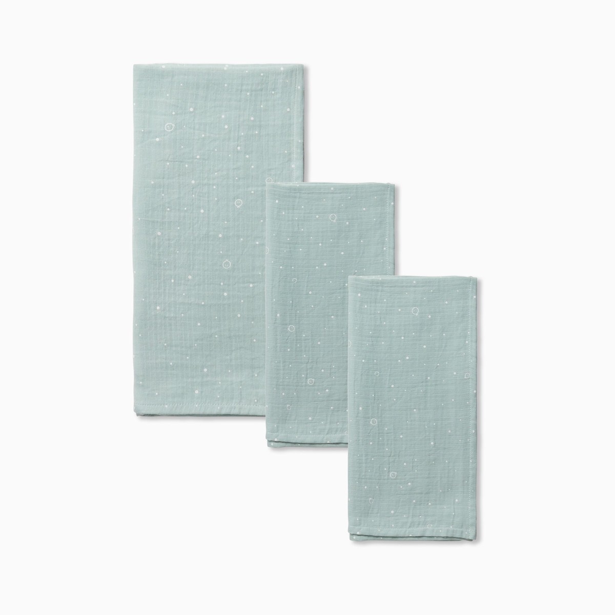 Organic Muslin Swaddle Set LargeRegularStardust