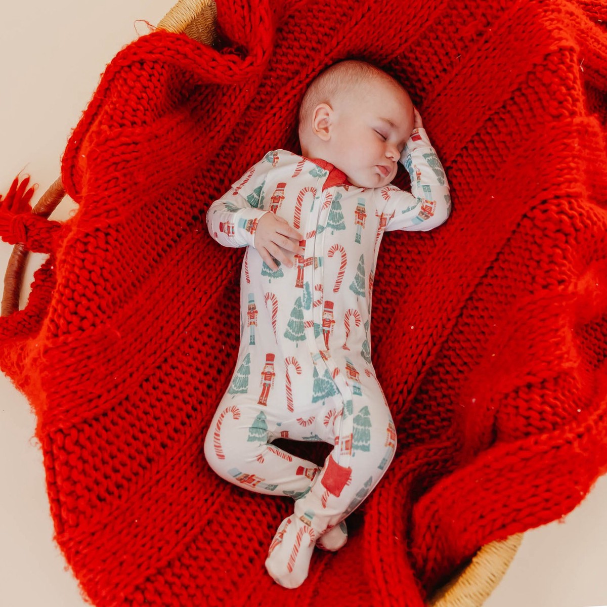 Zip-Up Footie Pajama - Nicholas Newborn