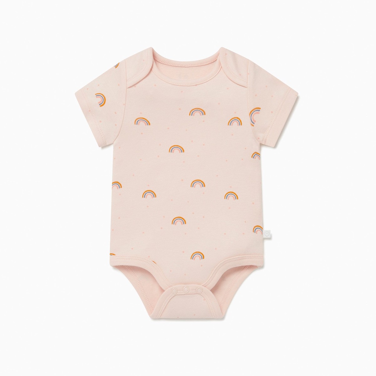 Blush Rainbow Short Sleeve Bodysuit RainbowNewborn