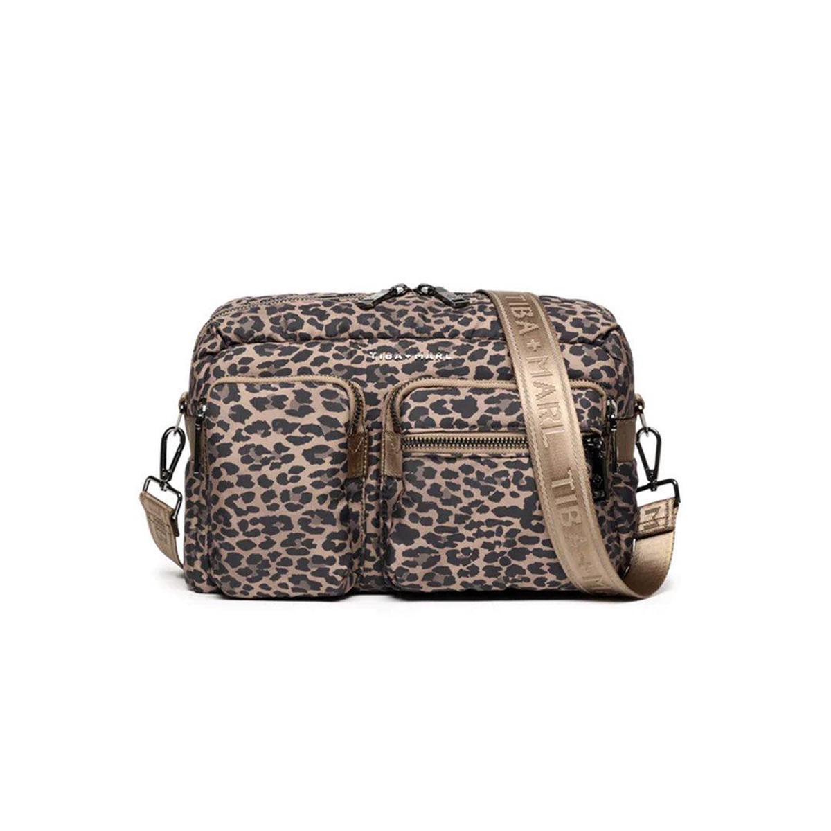 TIBA MARL Axel Buggy Organiser Changing Bag - Tonal Brown Leopard