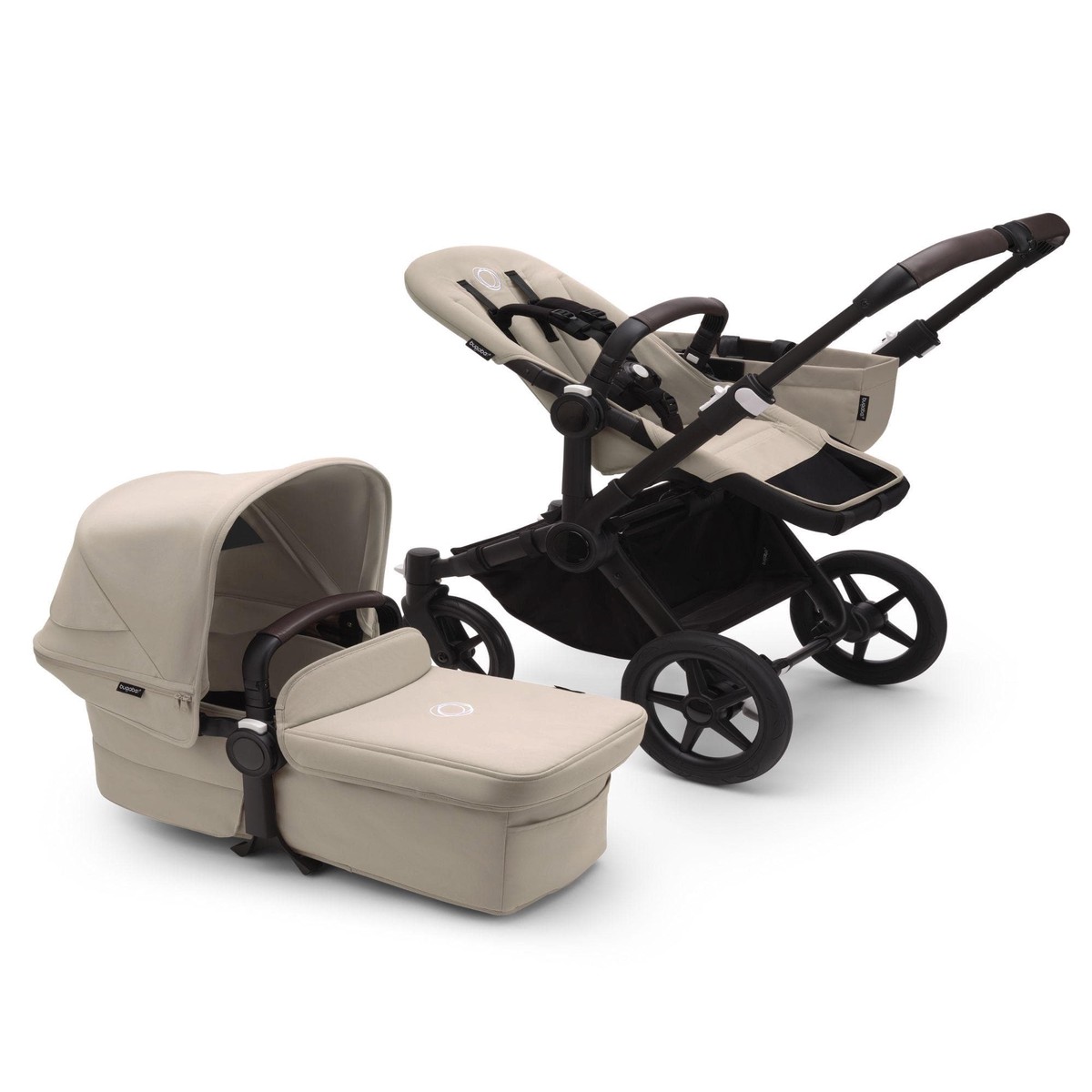 Bugaboo Donkey 5 Mono Complete Pushchair Carrycot - Desert Taupe