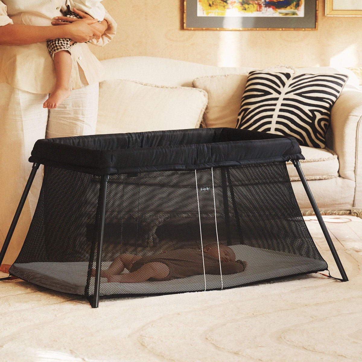 Babybjrn Travel Cot Light - Black