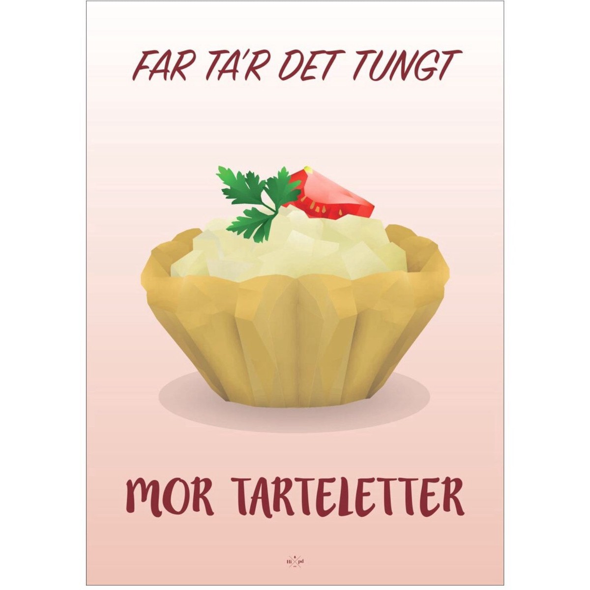 Poster Frame Citatplakat - Mor Tarteletter