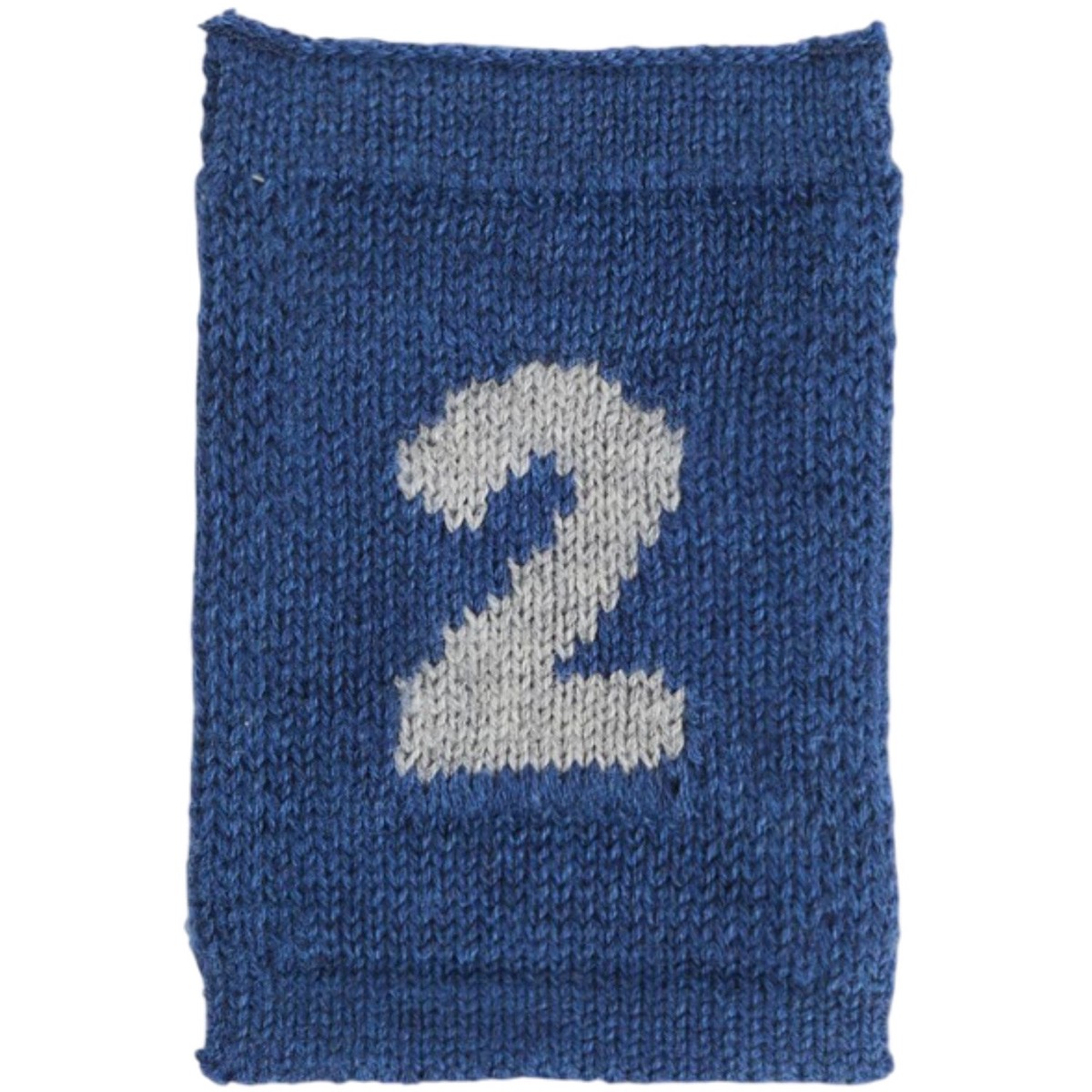 Smallstuff Blue Knitted Flag