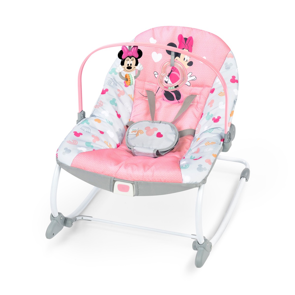 Disney Baby Minnie Mouse Forever Besties Infant To Toddler Rocker By Bright Start