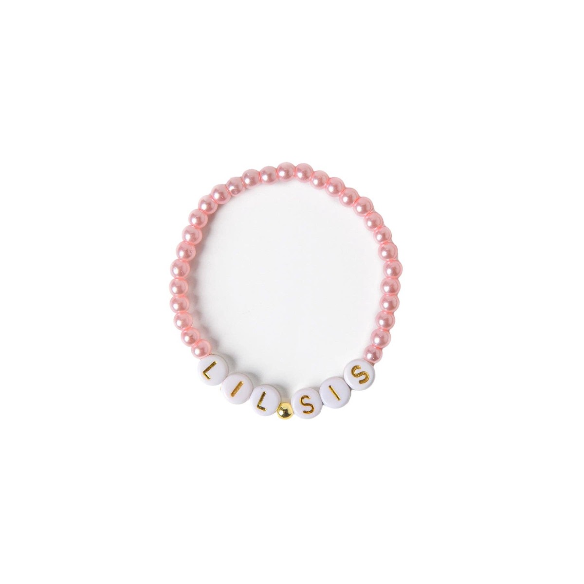 Little Sister Pink Bead Bracelet