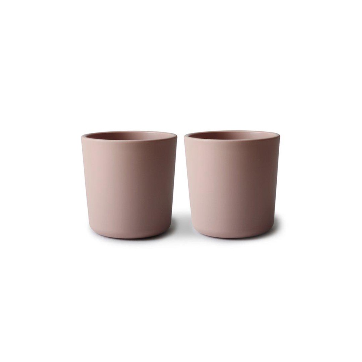 Mushie Dinnerware Cups - Blush - 2 Pack