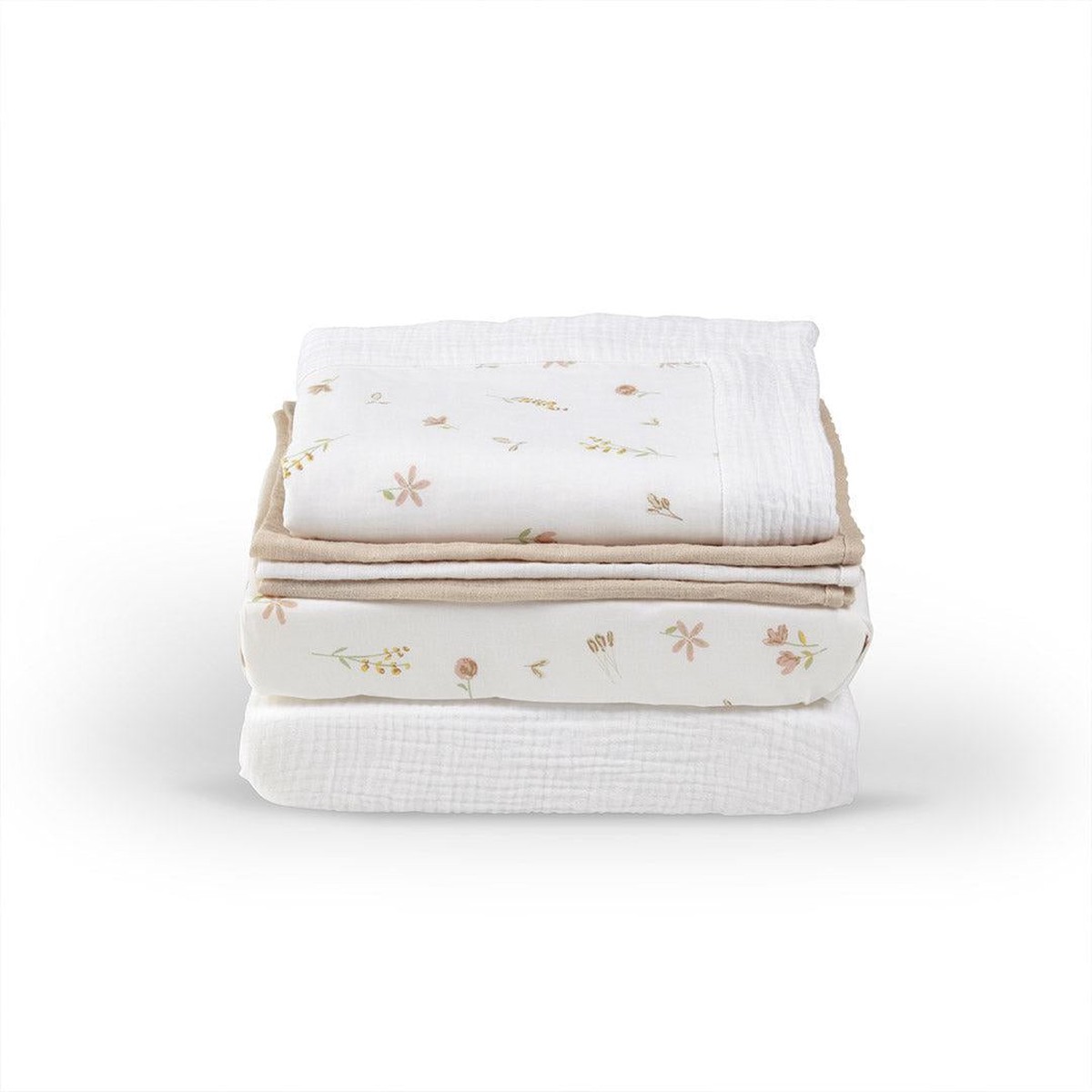 CuddleCo Universal Crib Co Sleeper Bedding Set - Cashmere Meadow