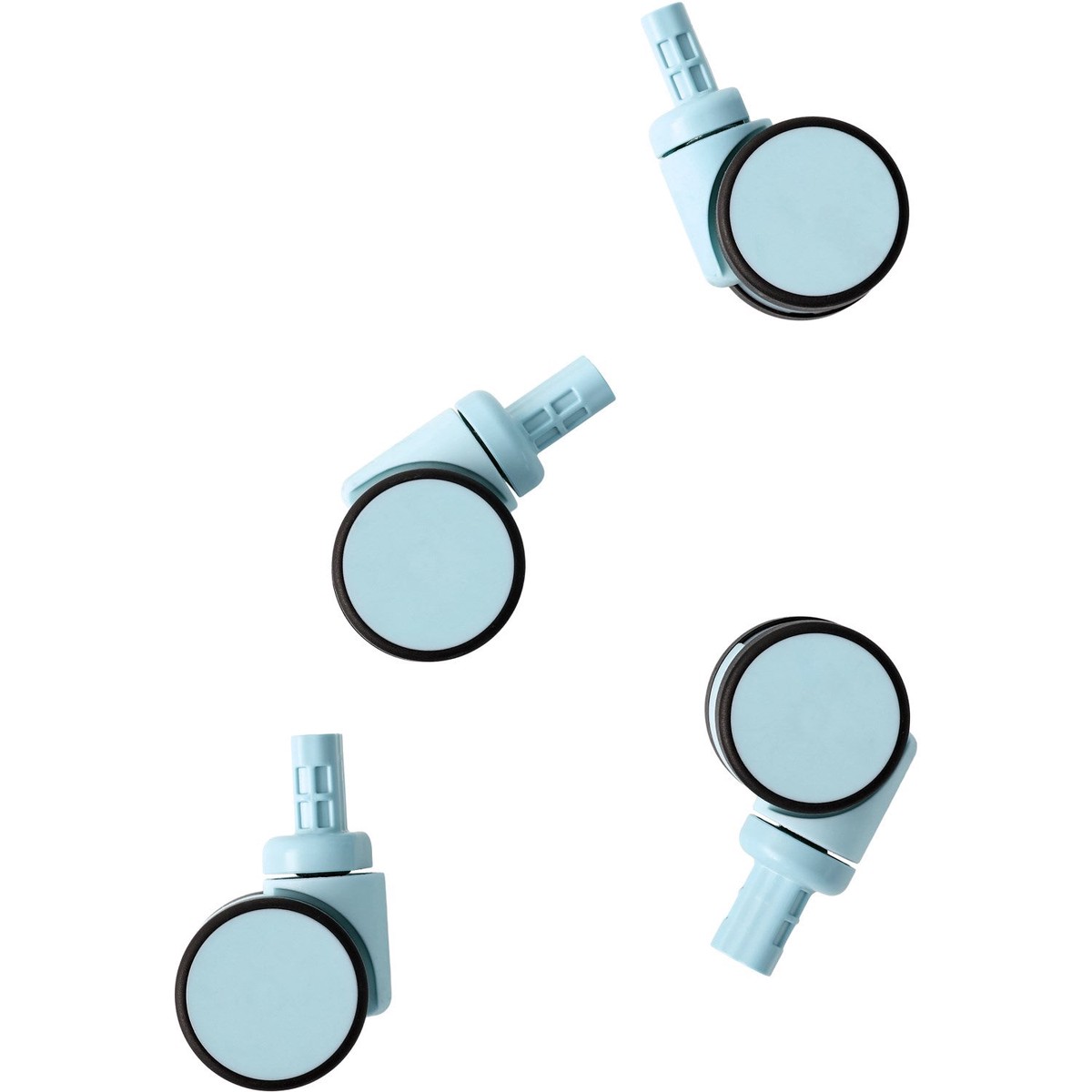 MODU Sky Blue 4 X Storage Crate Wheel