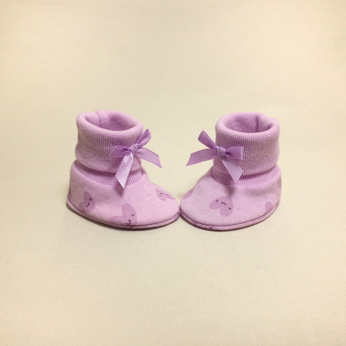 NICU Booties Smile Hearts preterm 3 (3-5lb)