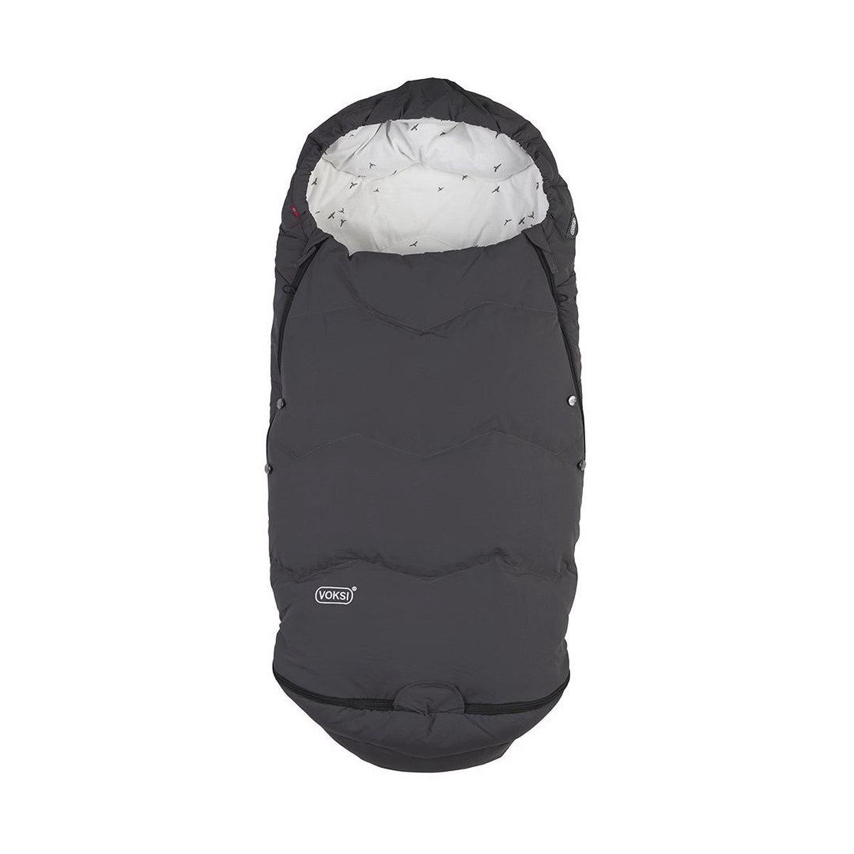 Voksi Explorer Footmuff - Grey - Flying