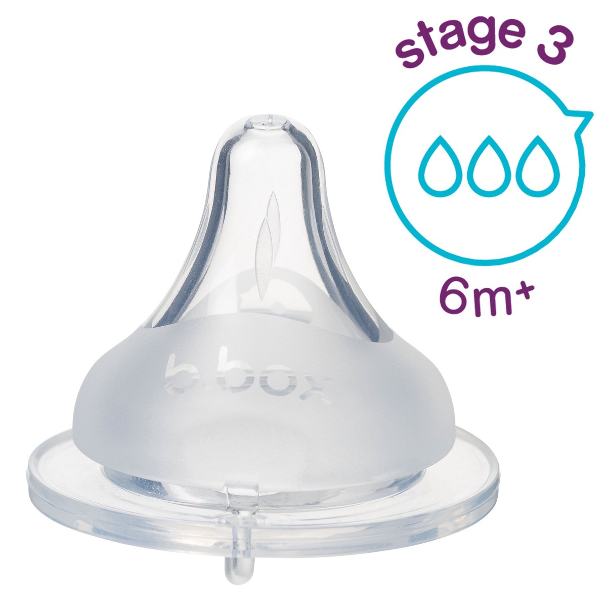 2 Pack Baby Bottle Anti-Colic Teat - Stage