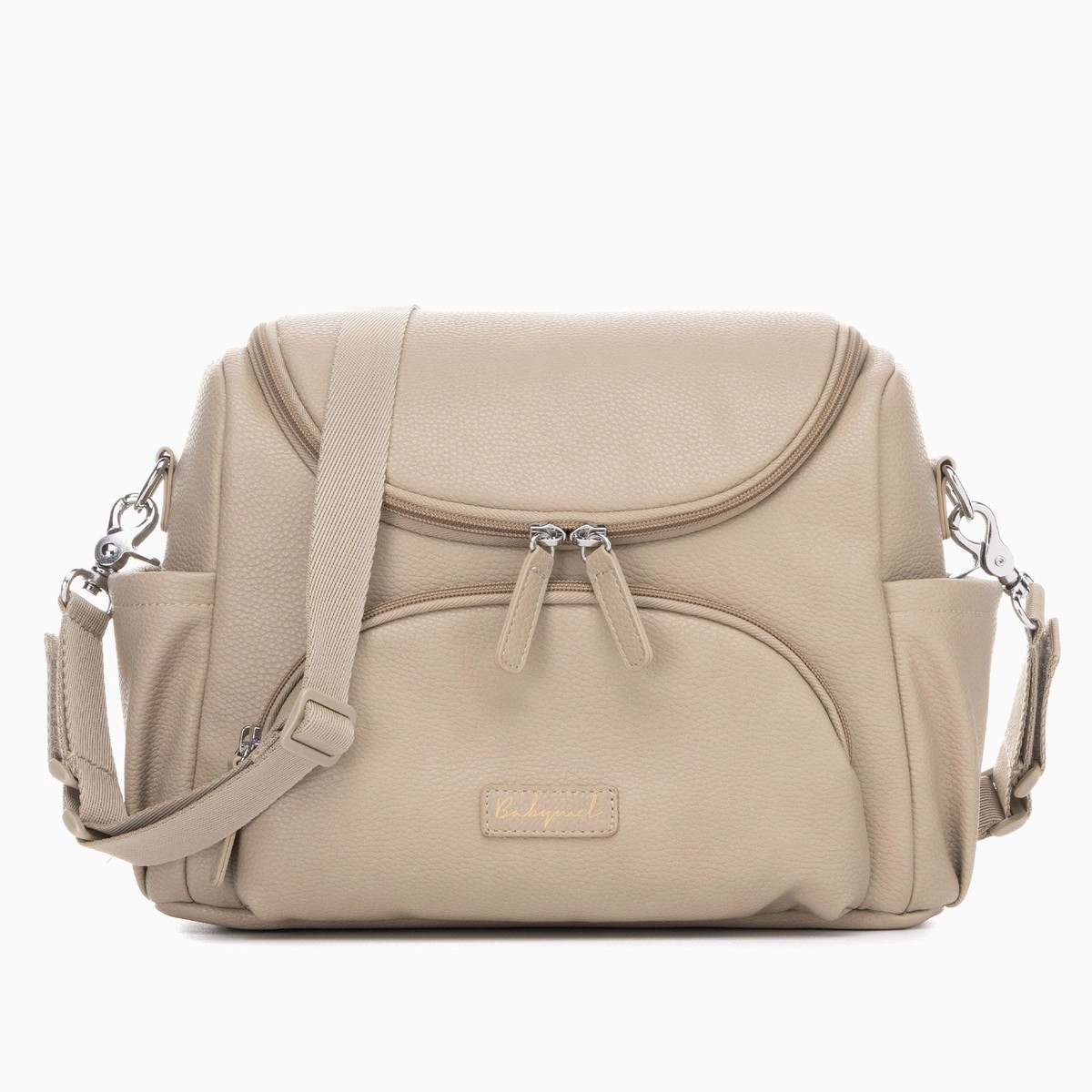 Babymel Lenni Vegan Leather Compact Changing Bag - Oat OatOneSize
