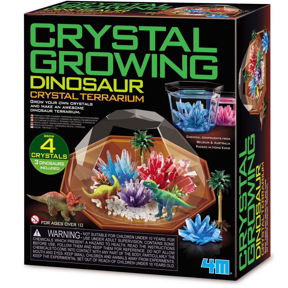 4M Crystal Growing Dinosaur Crystal Terrarium (EU)