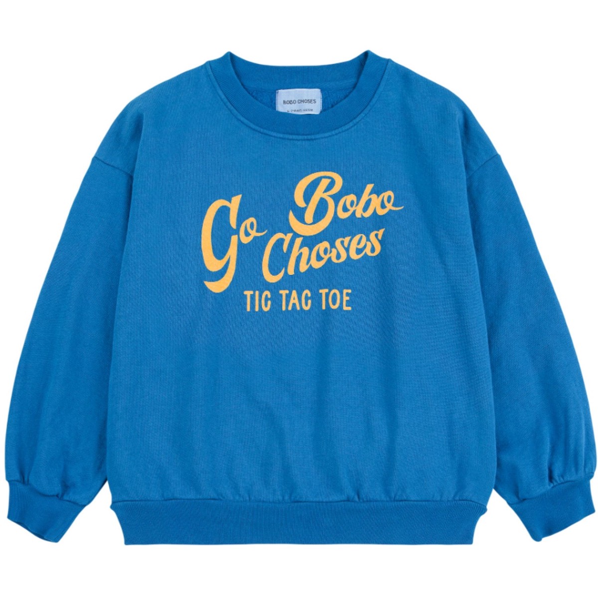Bobo Choses Blue Go Bobo Sweatshirt 2-3 y