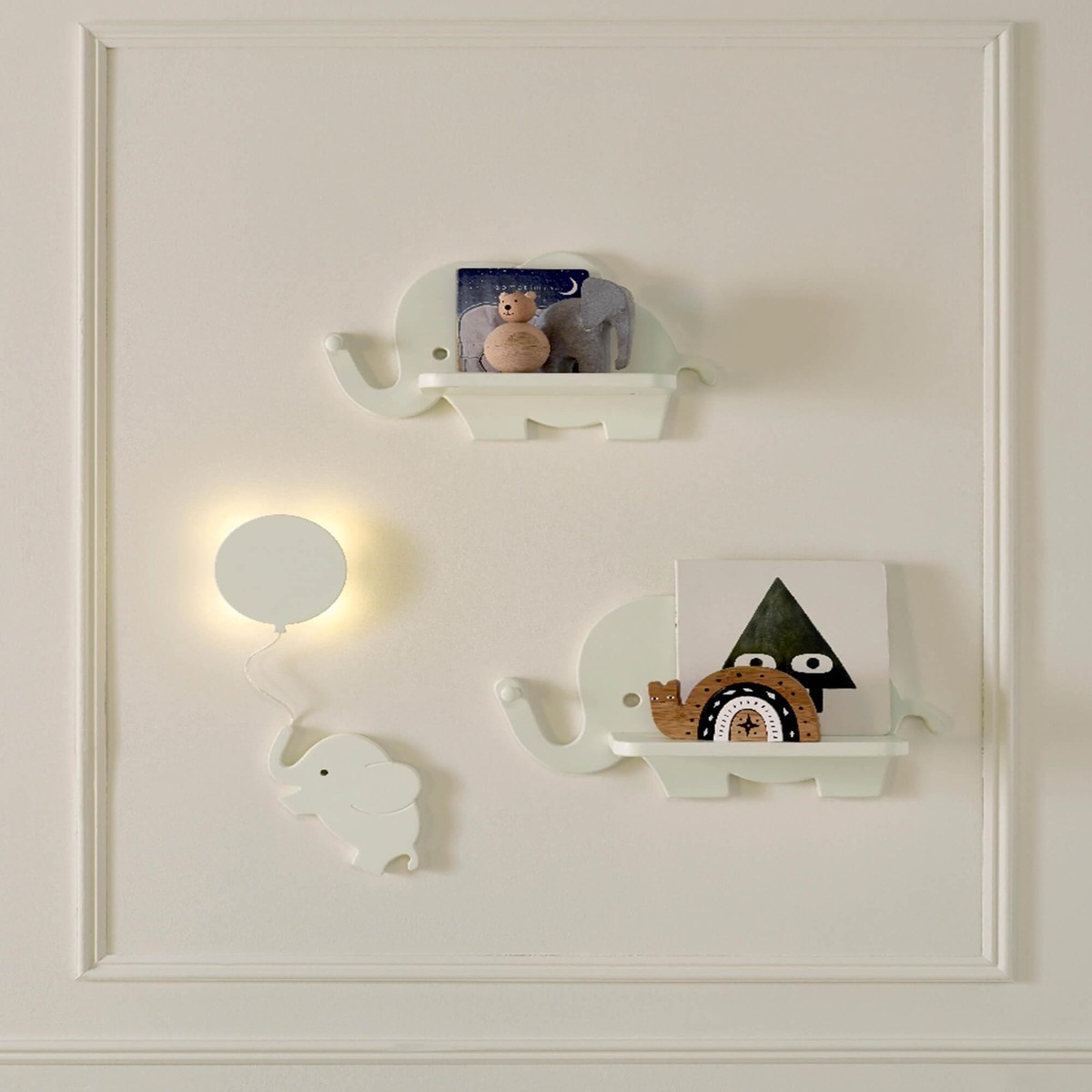 Elephant Shelves Nightlight