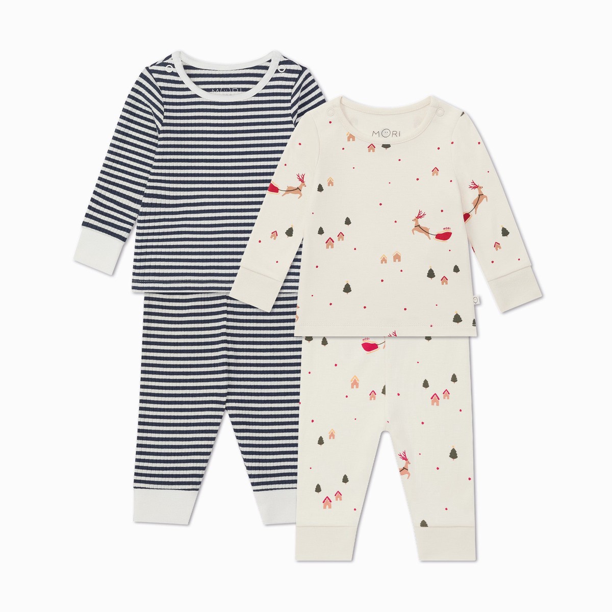 Christmas Pyjamas 2 Pack Festive