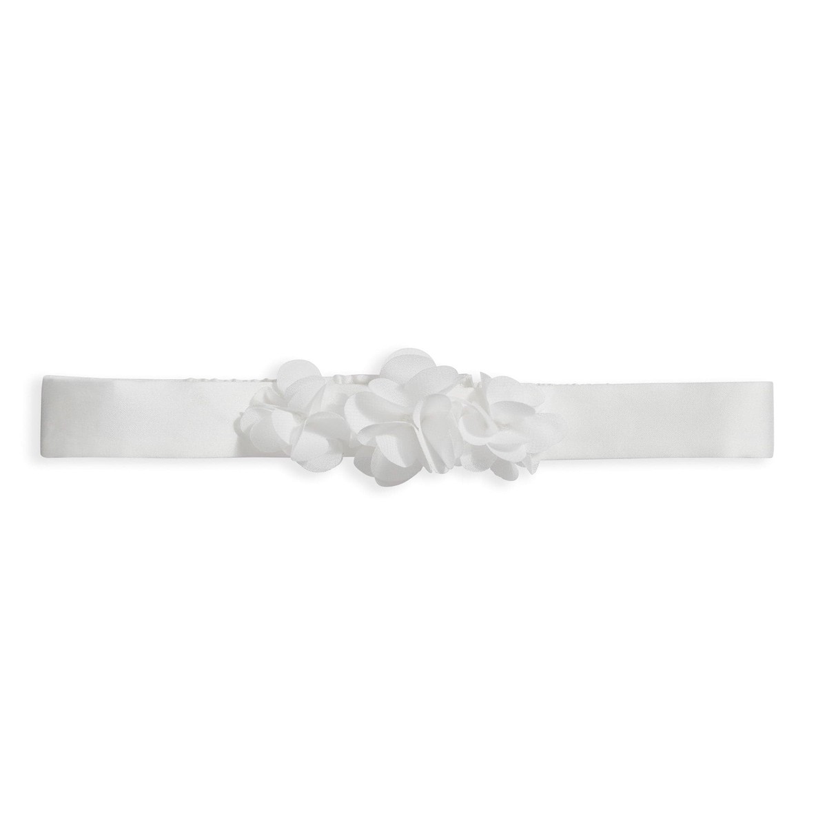 3D Flower Corsage Headband - White OneSize