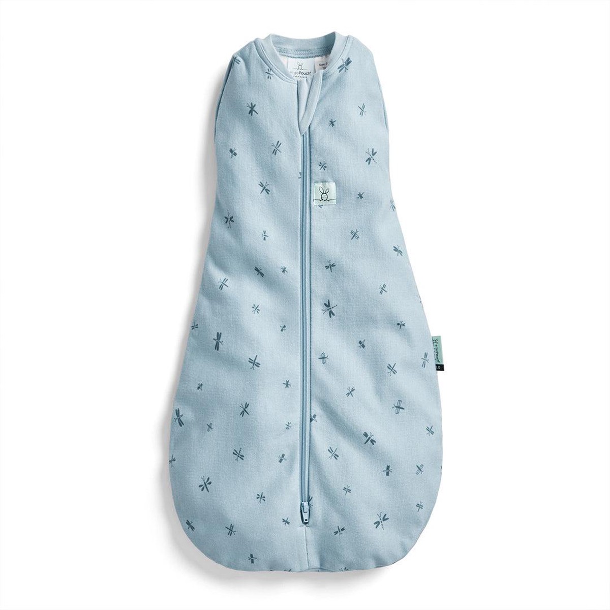 ergoPouch Organic Summer Cocoon Swaddle Sleeping Bag - 02 Tog - Dragonfly