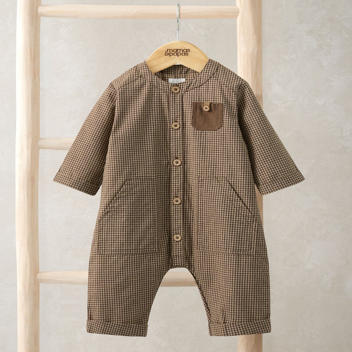 Gingham Romper 0-3Month