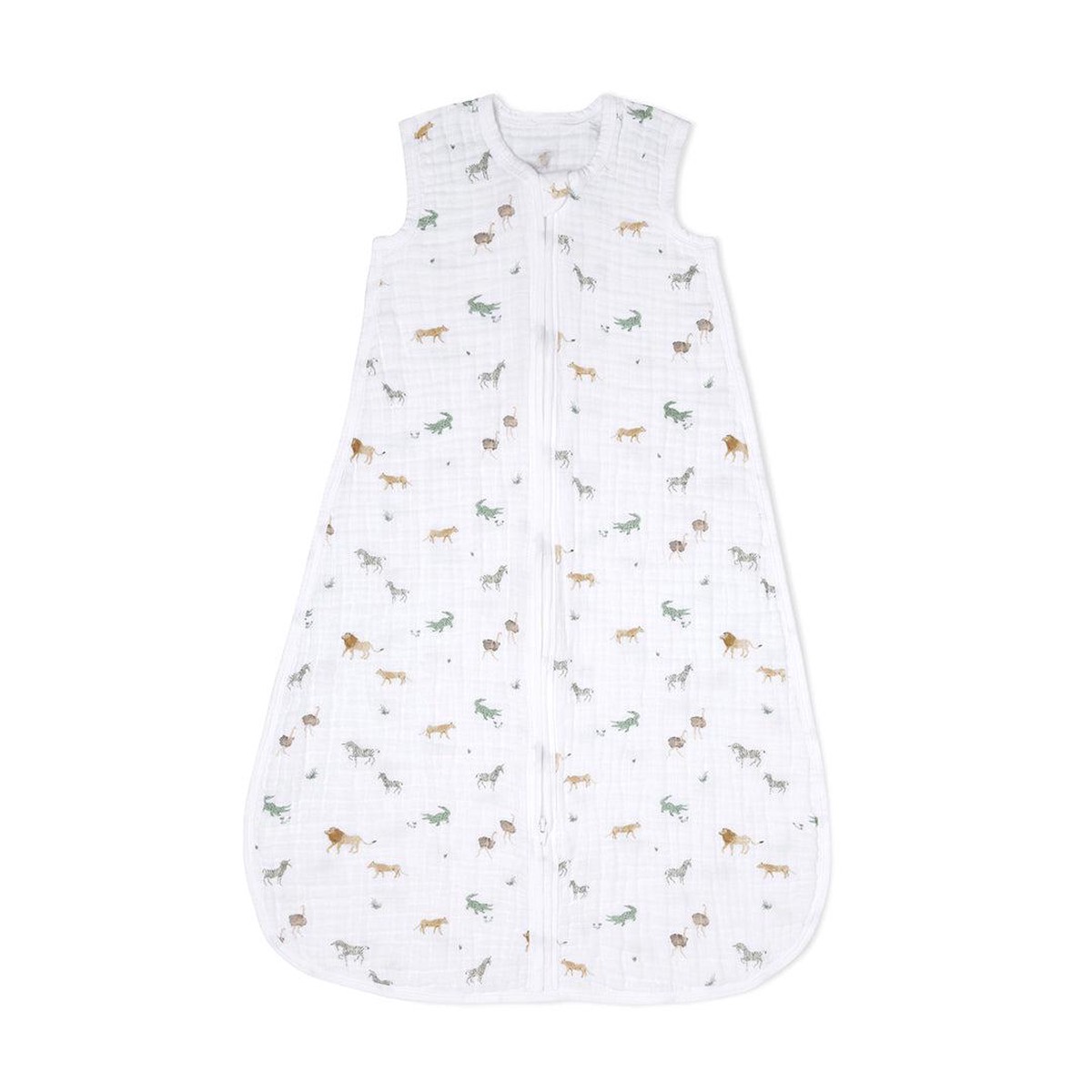 aden anais Organic Cotton Muslin Light Sleeping Bag 10 Tog - Safari Dreams
