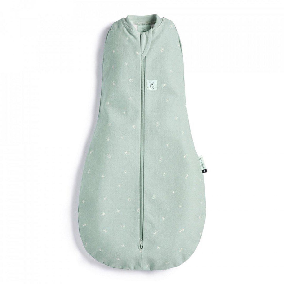 ergoPouch Organic All Year Cocoon Swaddle Sleeping Bag - Sage - 10 TOG