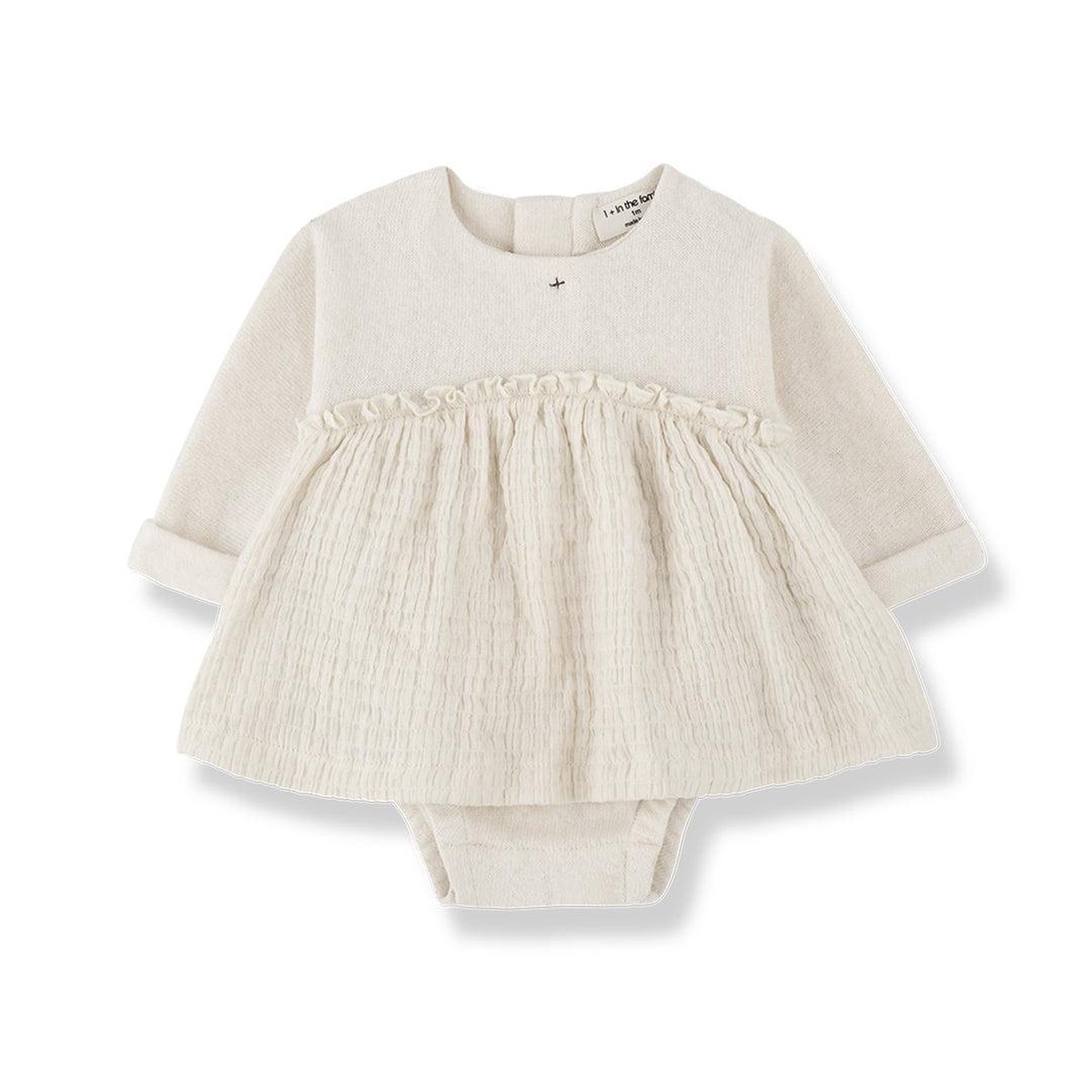 1 In The Family Nicoline Dress - Ecru